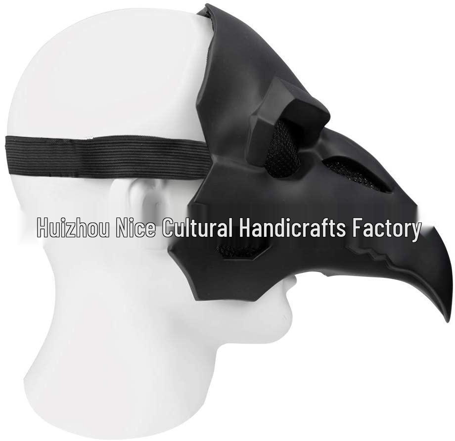 Halloween Plague Doctor Bird Beak Mask - Steampunk Costume Accessory