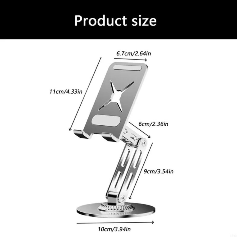 Foldable Tablet Stand 360° Rotatable Mobile Phone Bracket Desktop Phone Rack Home Office