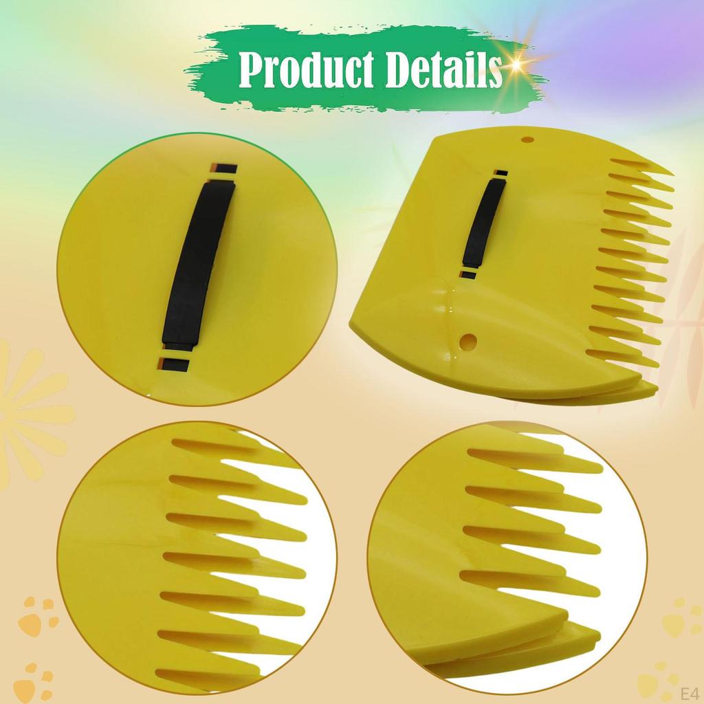 Claws Leaf Grabbers Hand Rakes Gardening Tool for Spreading Mulch, Lawn Clippings Debris, Garden,
