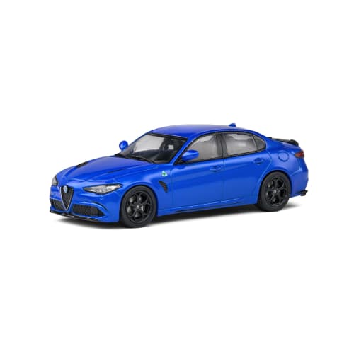 Solido Alfa Romeo Giulia 1/43 Scale Miniature Car GIULIA QUADRIFOGLIO 2016 (Blue)