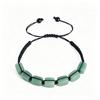 Colorful Natural Stone Bracelet, Adjustable Hand-woven Natural Stone Beads, Woven Bracelet