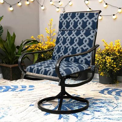 Outdoor Dining Chair Cushion Rocking Chair 19 Inch X 18 Inch Floral Seat Cushion