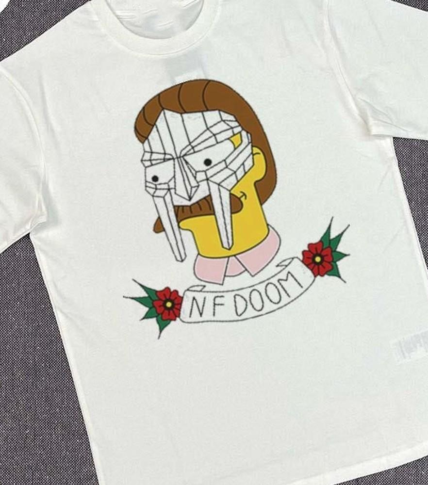 

FUNNY MF Doom Ned Flanders rapper WHITE Tshirt Unisex NP63.18 Unisex T-Shirt S