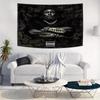 Rod Wave Hard Times Tapestry, Rapper Album Cover Print Wall Hanging for Bedroom, Living Room, Dorm & Hip Hop Room Decor