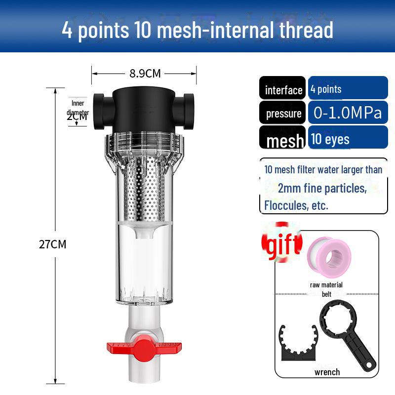 Large Capacity Fish Tank Pre-Filter and Waste Separator Pipeline