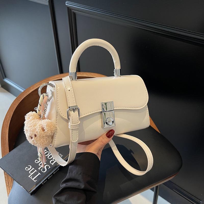 Premium Sense Hand Carry Small Square Bag Women's Fashion Versatile Shoulder Messenger Bag Commuter Bag To Work