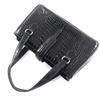 Tolle YAMAGUCHI Handtasche schwarz Krokodil Damen Gebraucht