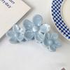 Hair Claw Three-Dimensional Flower Design Large Shark Clip Buns Half-Tied Hair Back Head Hair Claw Commuting Hair Accessories