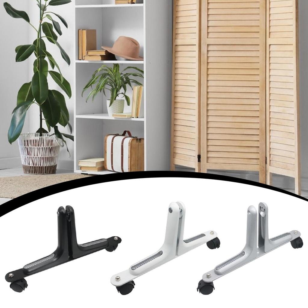 Adjustable Privacy Screen Holder Sturdy Base Room Divider Panel with Wheels for Hotel Home Office Bedroom Partition