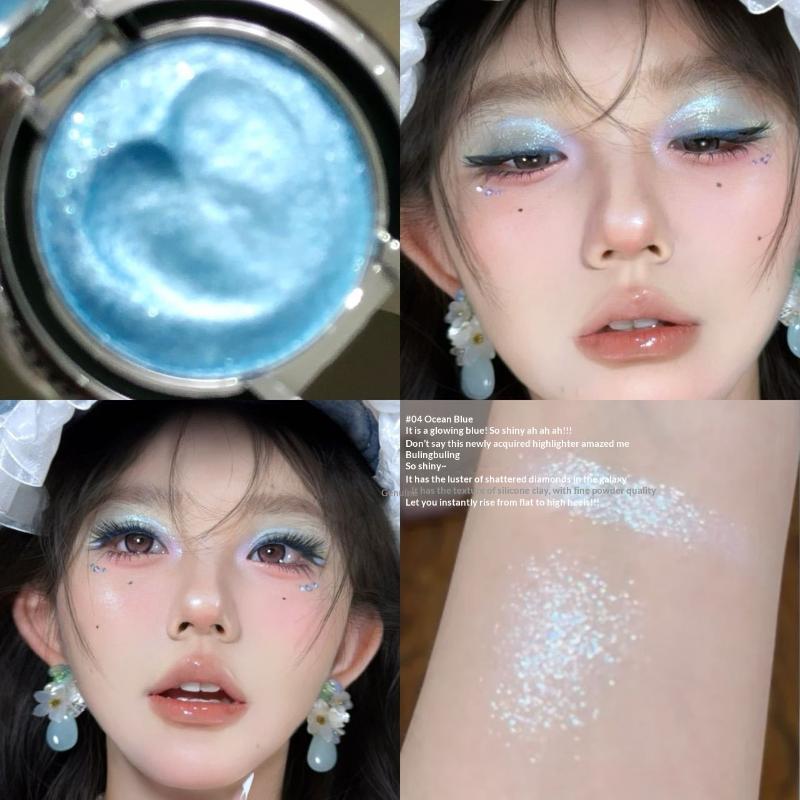 

Хайлайтер Light Shadow Пюре Diamond Shining High Gloss Паста Перламутний Дрібний Блиск Освітлення Контурування Хайлайти A4