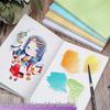 300g Thickened Watercolor Accordion Book for Children's DIY and Art Projects