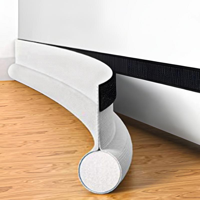 Adjustable Door Bottom Seal Strip Weatherstrip Under Door Draft Stopper Anti-Cold One Side Gap Blocker Foam Weather Strip