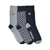 Men's Checked Socks (Pack of 3)