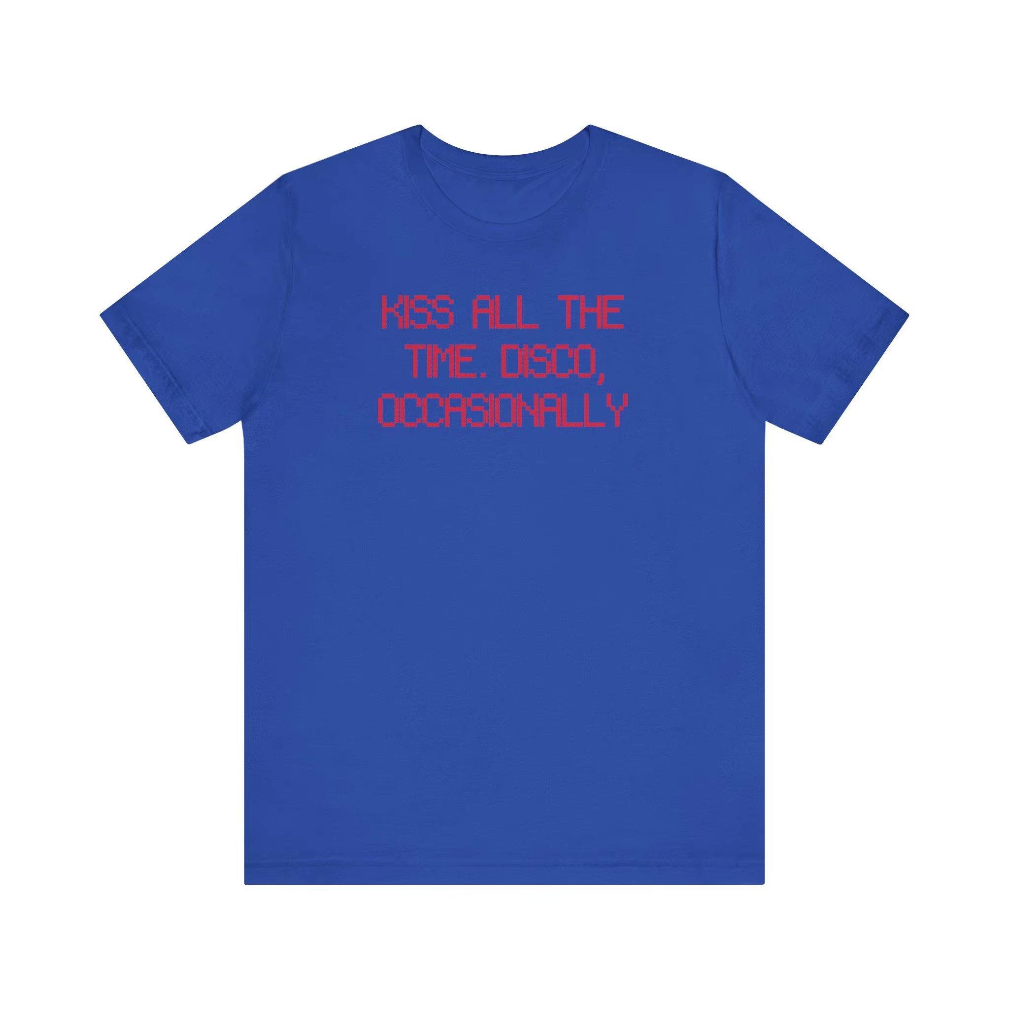 2026 Hot Sale Harry Styles Kiss All The Time Disco Occasionally 2026 Album Unisex Cotton Shirt Summer O-Neck Short Sleeve Casual T-shirt Loose Tee 4XL