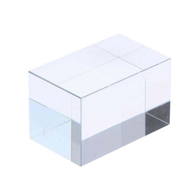 Engravable K9 Crystal Block Transparent Blank Cube Glass Paperweight for Home Office Desk Decor DIY Art Craft