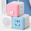 Portable Cube Power Socket With Usb Charging Ports Multiple Ac Outlets For Home Office Travel Business Trips