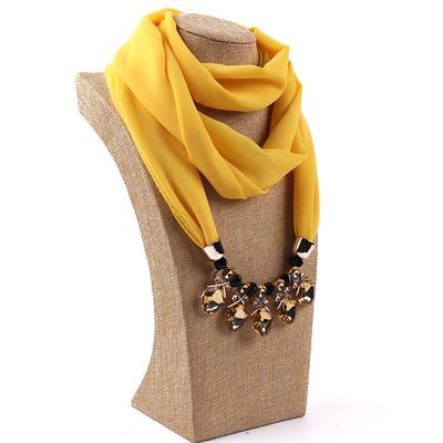 Gorgeous Beads, Circular Ring Scarf, Women's Scarf Accessories, Necklace, Ethnic  Scarf