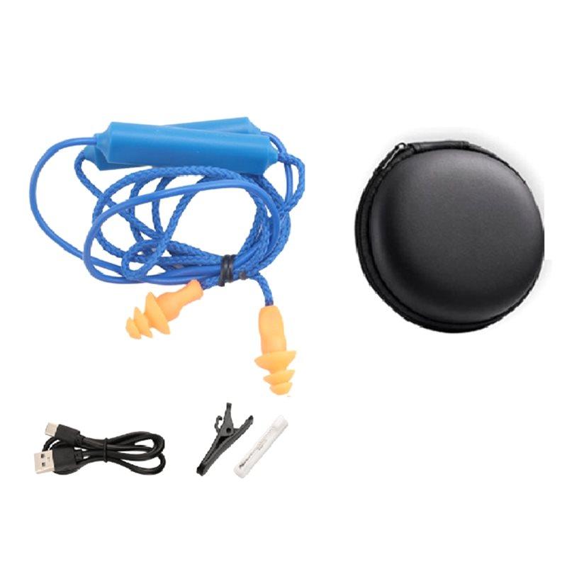 

ABNR For Noisy Work Environments For Construction Noise Cancelling Bluetooth Ear Plugs Headset Kit Ideal Hearing Protection синій