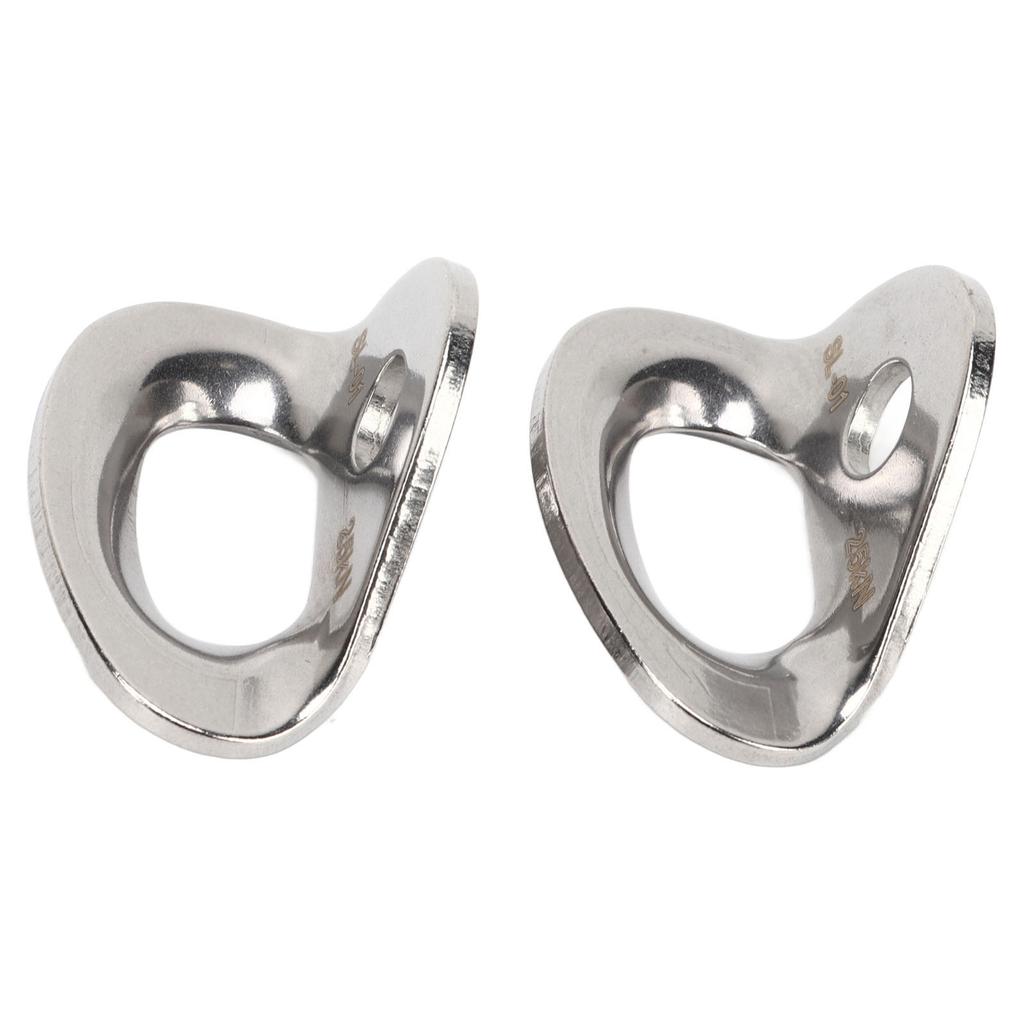 2 Pcs Climbing Bolt Hanger 316 Stainless Steel Large Bearing Capacity Anchor for Carving Aerial Work
