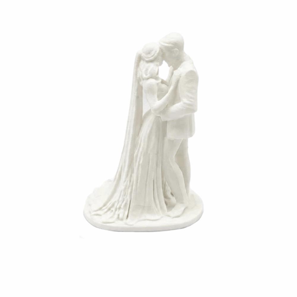 Exquisite Lovers Statue 3D Printed Couple Sculpture Couple Figurine  Wedding Decoration StyleA