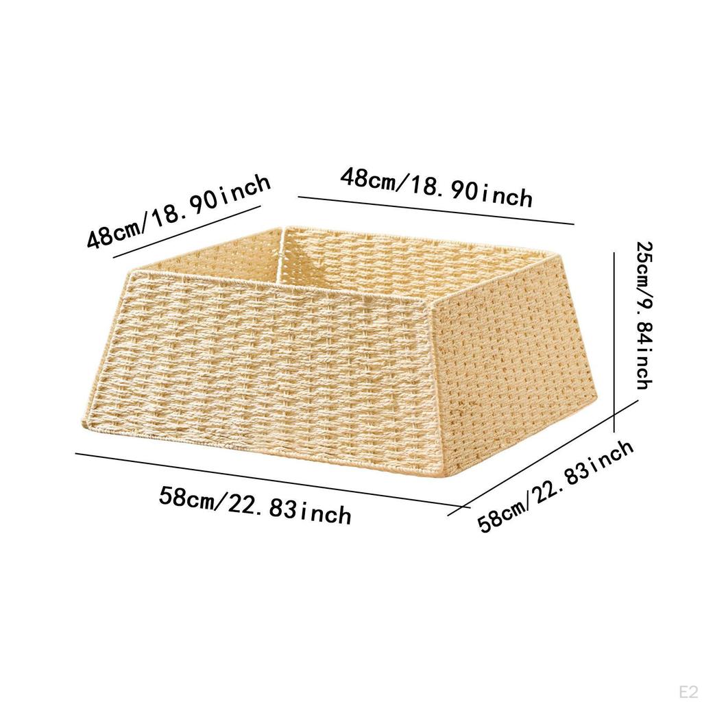 Christmas Tree Skirt Base Cover Party Props Decorative for Hotel Farmhouse