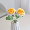 Romantic Rose Artificial Flowers For Wedding Home Decor With Realistic Fabric Material