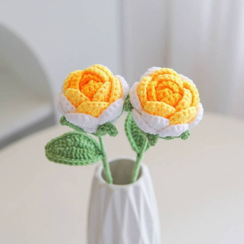 Romantic Rose Artificial Flowers For Wedding Home Decor With Realistic Fabric Material