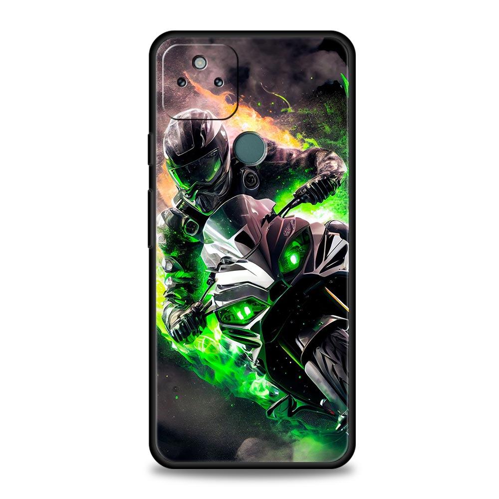 

Phone Case Cover for Google Pixel 10 9 8 7 6 7A 6A Pro Shockproof Soft TPU 10 9 Pro XL Shell Capas Fundas Motorcycle Rider Coque Pixel 10