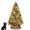 2025 White Flocked Snowy Christmas Tree Set with DIY Ornaments for Home Living Room