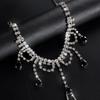 Luxury Rhinestone Milk Ring Breast Chain Women Sexy Spicy Metal Bead Chain Milk Clip Body Chain Adult Erotic Accessories