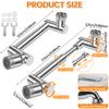 1440/1080° Swivel Faucet Extender Alloy Rotating Sink Extension Splash Proof Rotating Splash Filter Faucet Robotic Arm Aerator