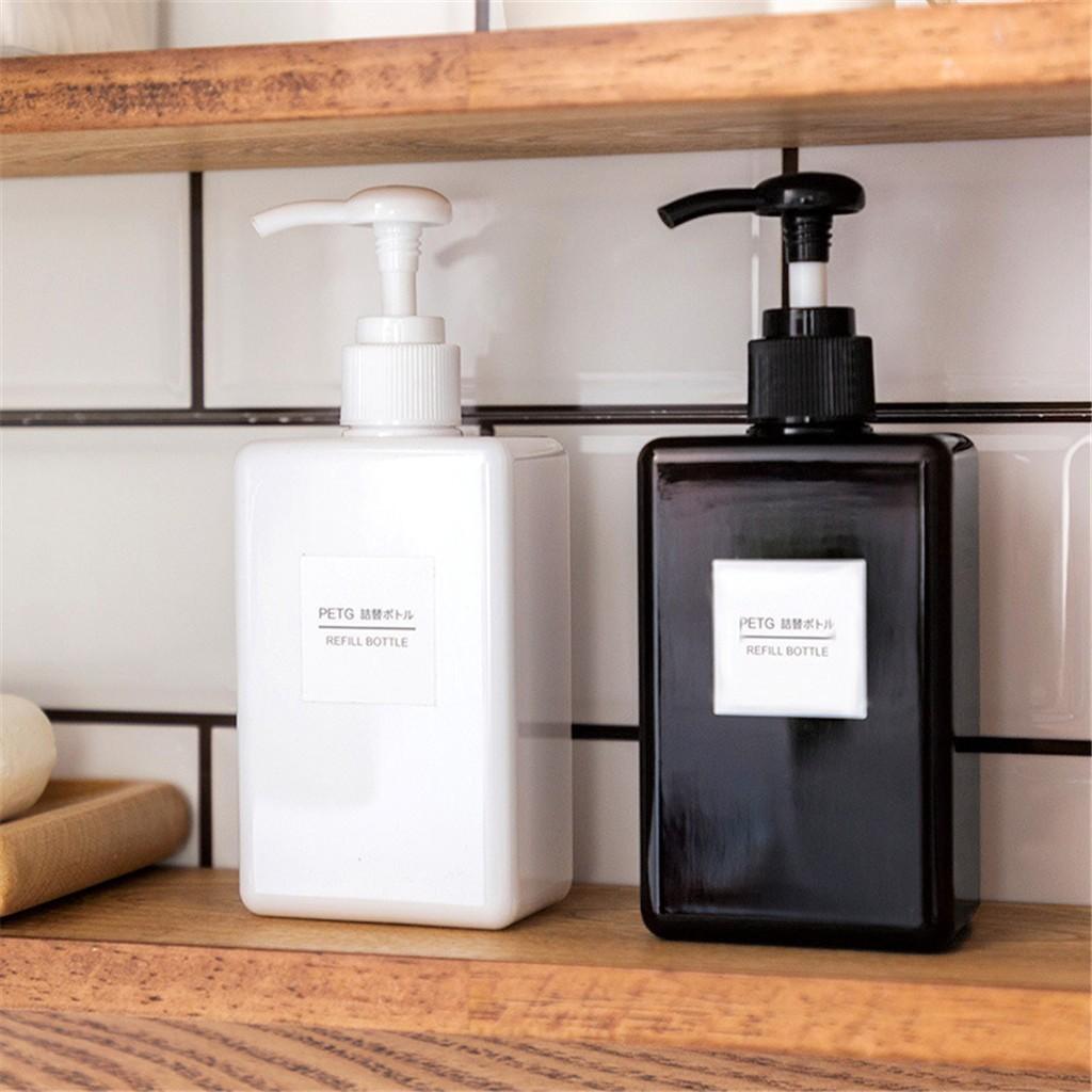 100ml Shower Shampoo Lotion Empty Refillable Dispenser Bottle