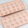 Silicone World DIY Ice Hockey Mold Round Diamond Shaped Ice Cube Molds With Lid Plastic Ice Making Box Ice Tray Kitchen Tools