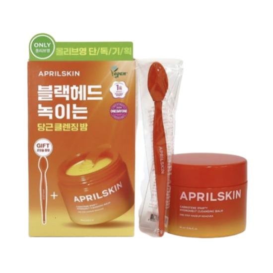 APRILSKIN Carrot Melting Cleansing Balm 90ml + Free Silicone Brush