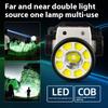 USB Rechargeable Headlamp Smart Motion Sensor LED Outdoor Strong Light High Lumen Headlight Waterproof Head Lamp