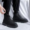 Ins Super Fire Martin Stiefel Herren Mittelstiefel Neu High-Top Britischer Stil Retro Trend Vielseitige Lederstiefel 12500-R
