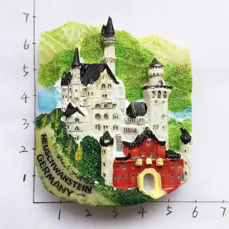 Germany Fridge Magnets Cuckoo Clock Mug Berlin Munich Dresden Frankfurt Freiburg Neuschwanstein Refrigerator Magnets Sticker
