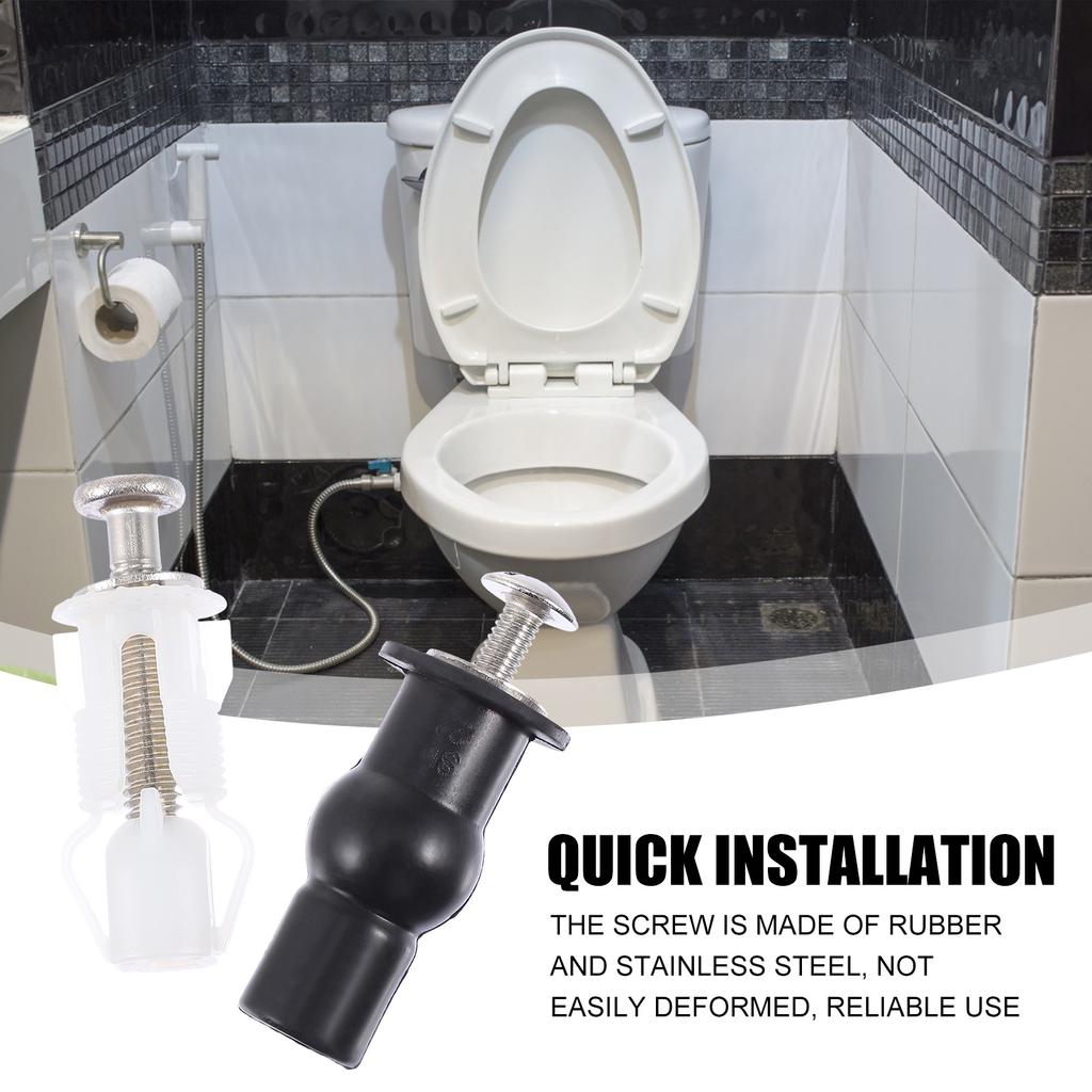 4 Pcs Stainless Steel Toilet Seat Fixing Bolts Replacement Hinge Bathroom Accessories Hardware Home Improvement Solutions Toilet