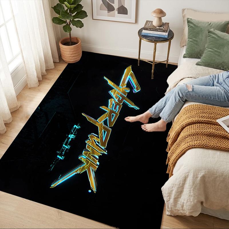 Cyberpunk Living Room Nonslip Area Rug Soft Carpet For Bedroom Game Playroom Sofa Office Home Decor Doormat Christmas Gift C9291694