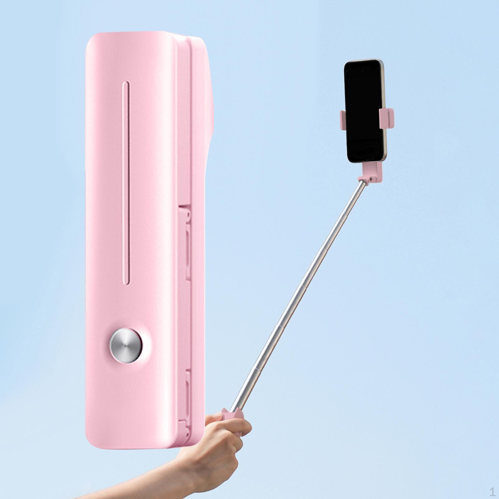 

Селфи-палка выдвижная, износостойкая, карманного размера, удобная портативная для фотосъемки, путешествий, телефона розовый
