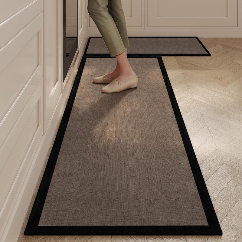 Simple Luxury Kitchen Carpet Tpr Anti Slip Floor Mat Soft Anti Slip Wear-Resistant Carpets Bedroom Bedside Home Decor Rug