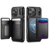 For iPhone 17/16 Pro Max Case Wallet with Magnetic, RFID Blocking Magnetic Card Holder 2 in 1 Detachable Kickstand Shockproof