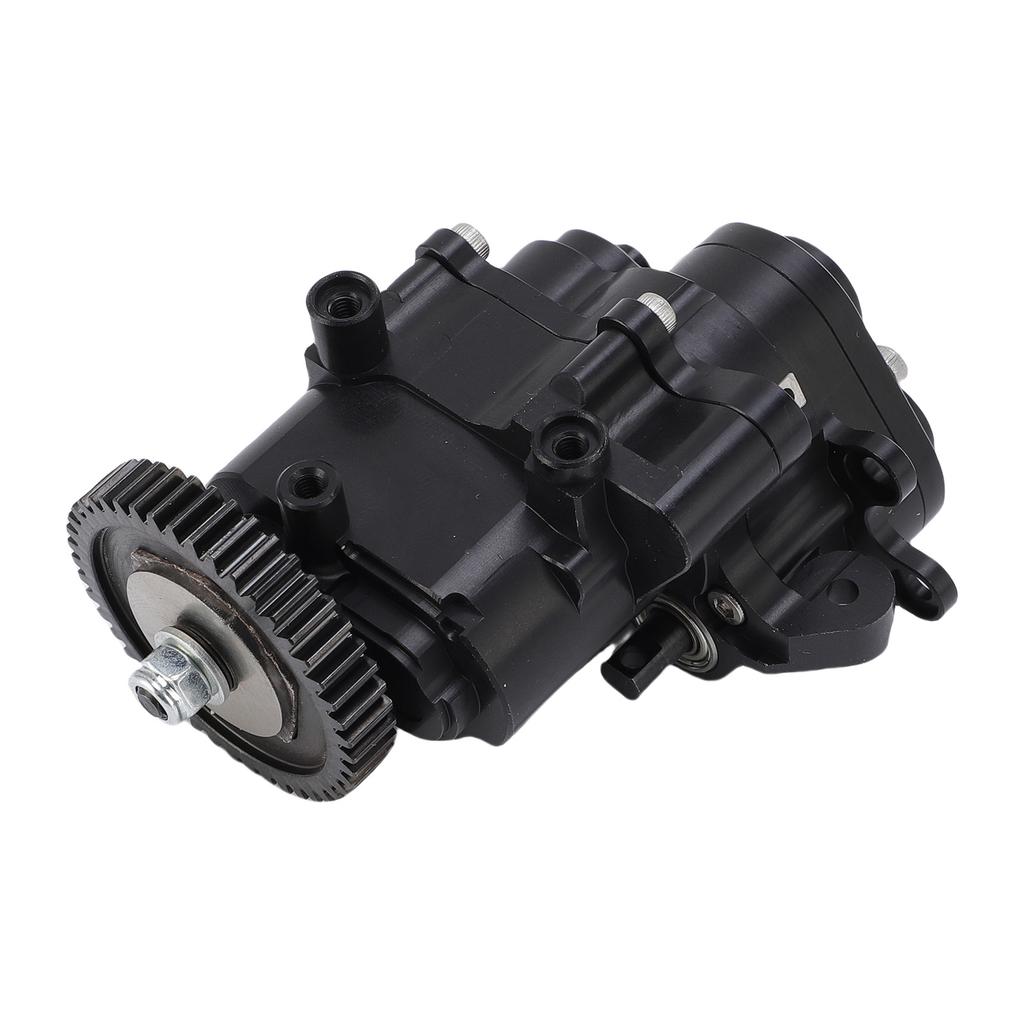 1/10 RC Car Transmission Case Gearbox with 45T Gear Alloy RC Metal Gearbox Assembly for Replacement