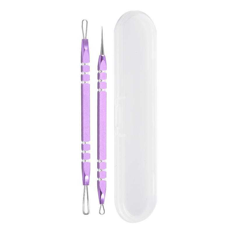 Double-Ended Multi-Color Aluminum Blackhead & Acne Extractor Needle