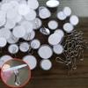 100pcs Christmas Hanging Ornaments Sticky Ceiling Hooks Self Adhesive Suction Cup  for Wedding