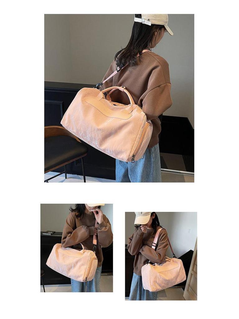 Unisex Travel Bag: Large Capacity, Dry/Wet Separation, Lightweight for Short Trips, Sports, Yoga, and Fitness.