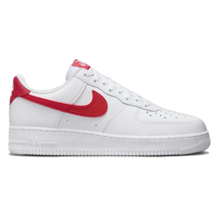 New Nike Air Force 1 Low '07 White Fire Red HF4291-100