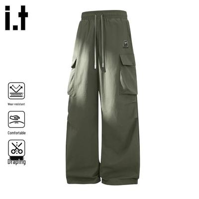 Fingercroxx IT Men's Retro Cargo Parachute Pants