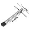 Winter Fishing Ice Drill Portable Camping Spiral Peg Stainless Steel Tent Stake for Outdoor Picnic