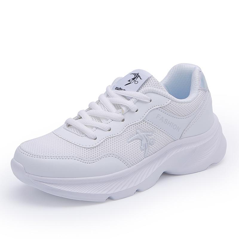 Brand sports and leisure women's shoes Lightweight non-slip soft-soled running shoes Wear leather waterproof shoes in rainy days in spring and autumn